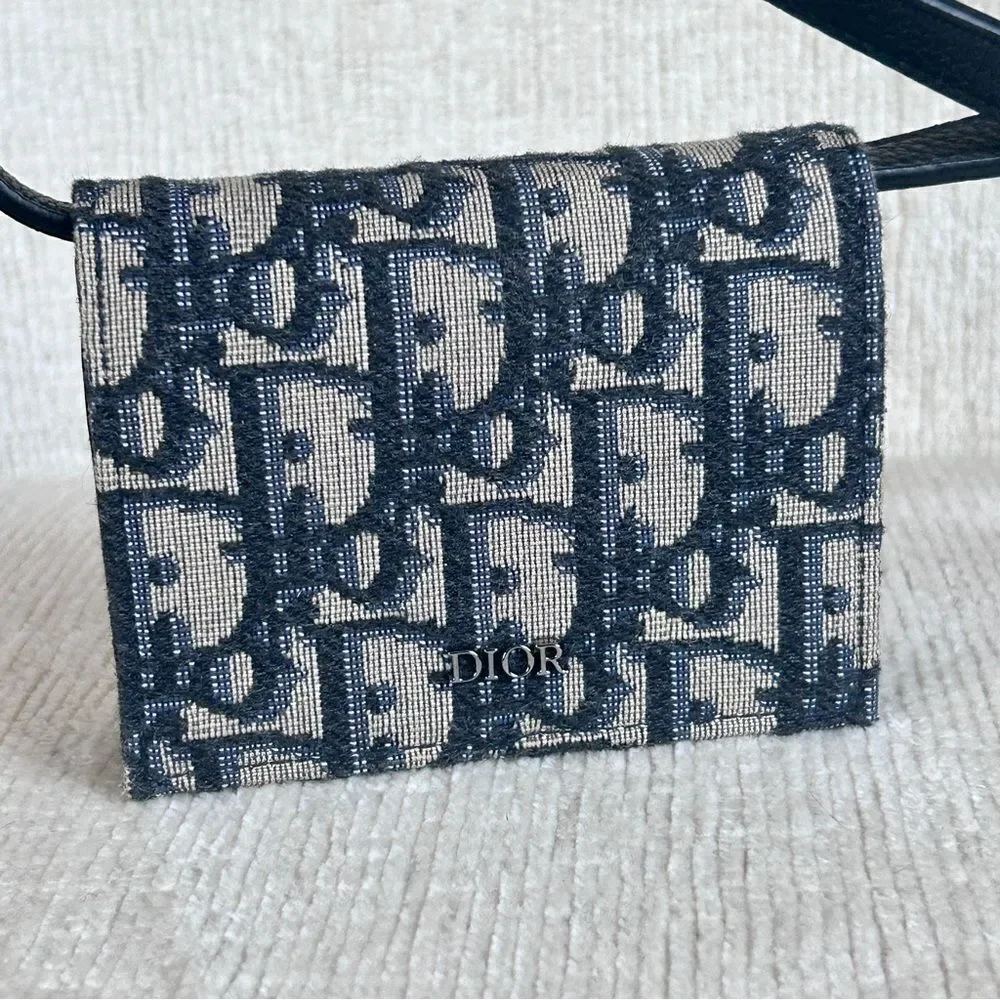 Dior Oblique Nano Wallet on Strap